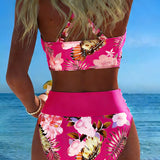 KVĚTA | Bikiny s kontrastním květinovým vzorem