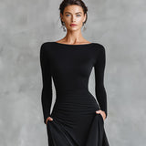 Rubína - Elegantní maxi šaty