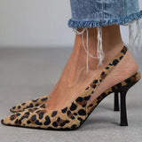 Marketa | D'Orsay podpatky leopardí vzor
