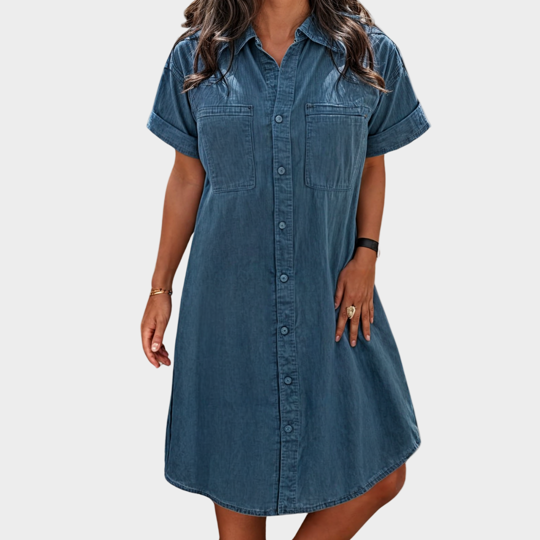 Robe en jean douce et estivale