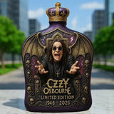 Láhev na whisky Ozzy Osbourne s reliéfem, Limitovaná edice — 5