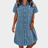 Robe en jean douce et estivale