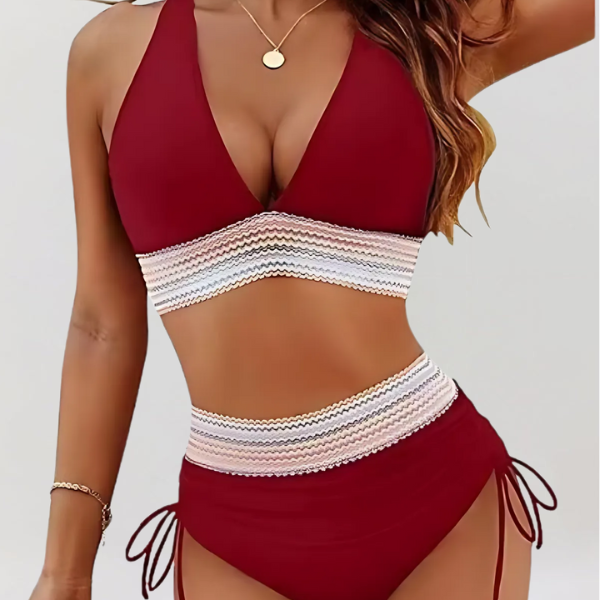 LIDIA - Bikiny set s kontrolou bříška a vysokým pasem