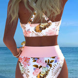 KVĚTA | Bikiny s kontrastním květinovým vzorem