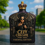Láhev na whisky Ozzy Osbourne s reliéfem, Limitovaná edice — 5