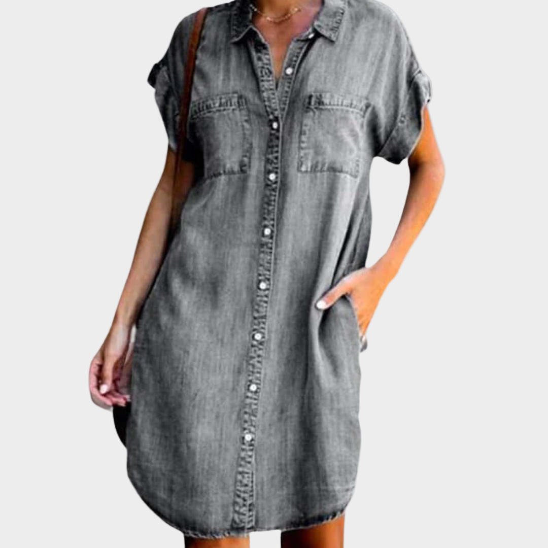 Robe en jean décontractée