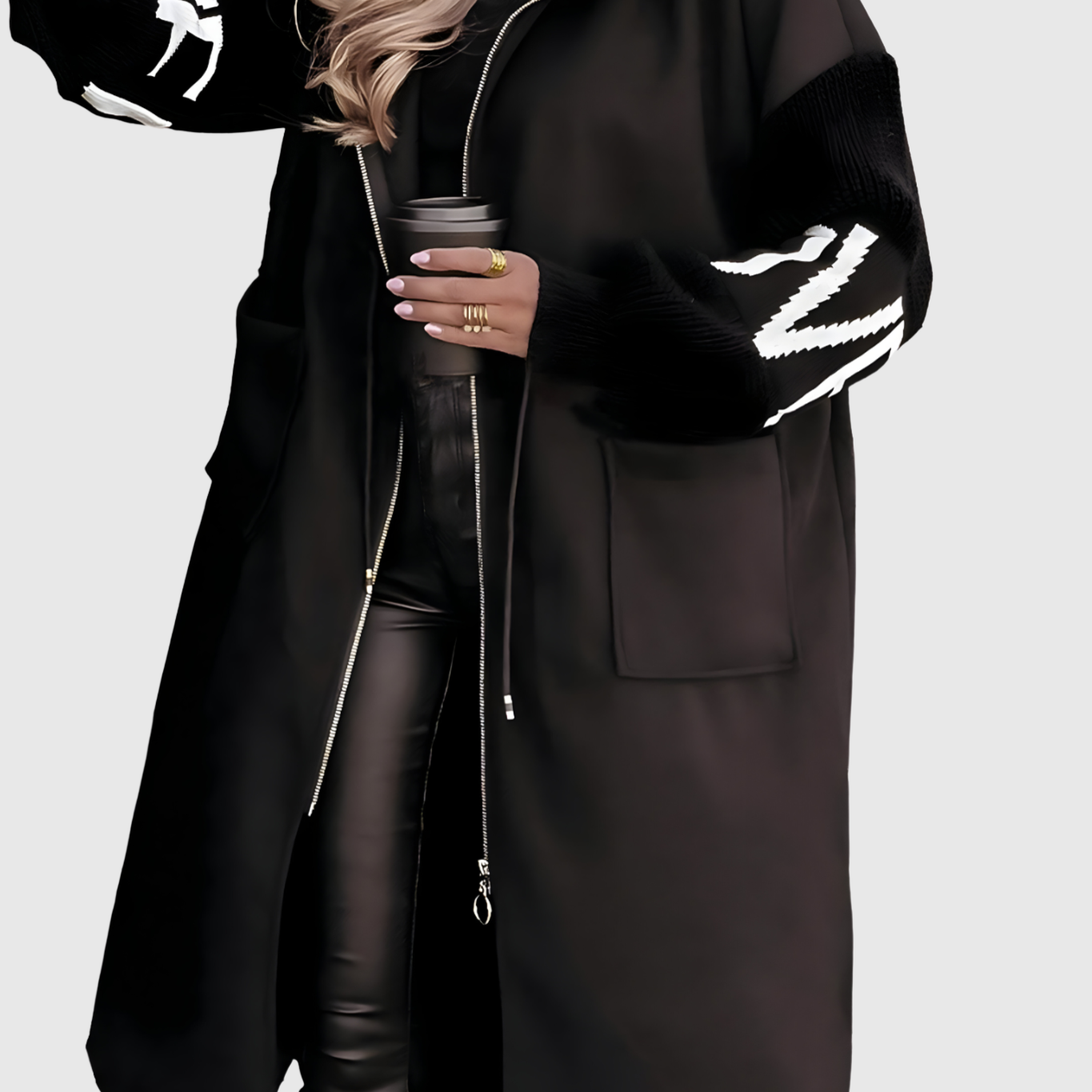 Monika | Elegantní Kapucňový Kabát