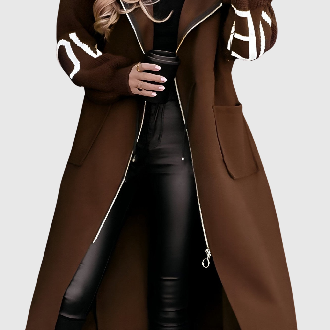Monika | Elegantní Kapucňový Kabát