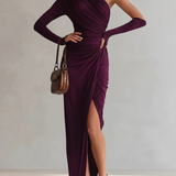 Riana - Elegantní maxi šaty s rukávem