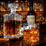 Set s lahví a sklenicí | Dekantr na whisky