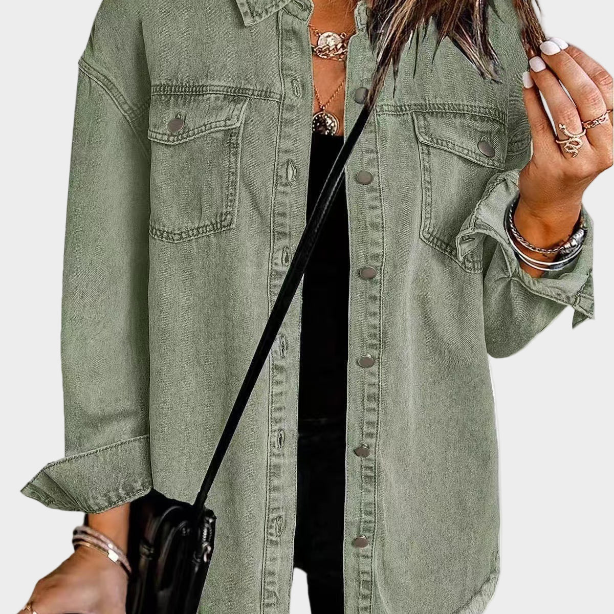 Veste en jean classique