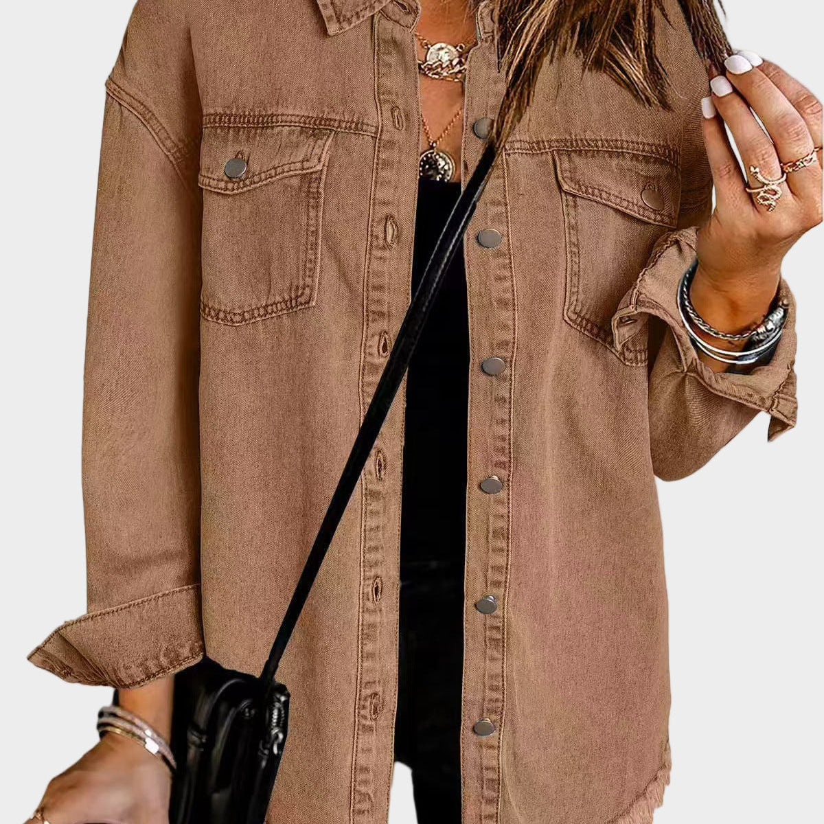 Veste en jean classique