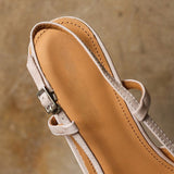 Sona | Kozené slingback podpatky