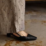 Sona | Kozené slingback podpatky
