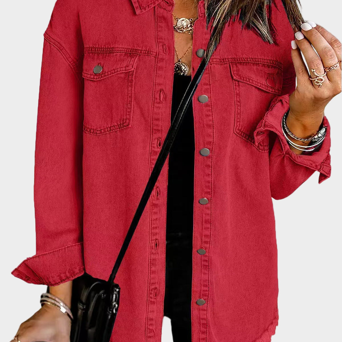 Veste en jean classique