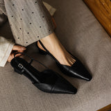 Sona | Kozené slingback podpatky
