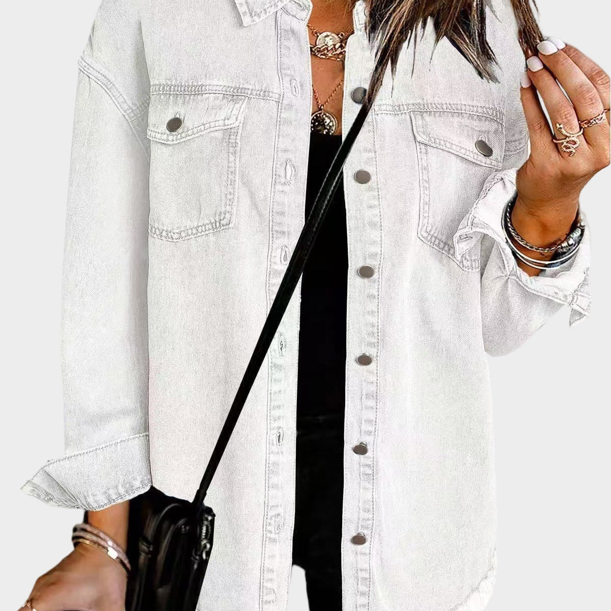 Veste en jean classique