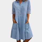 Robe en jean légère et aérée