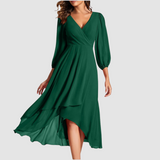 Mia - Elegantní dlouhé šaty s výstřihem do V