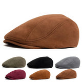 Michal | Klasický Suede pánský baret