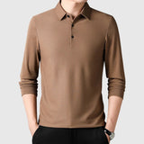 Libuše- Elegantní pénská polo košile s dlouhým rukávem