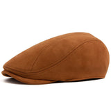 Michal | Klasický Suede pánský baret