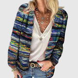 Catherine - Příjemný multicolor kardigan
