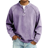 Lubomír | Vintage tričko Henley s knoflíčky