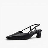 Sona | Kozené slingback podpatky