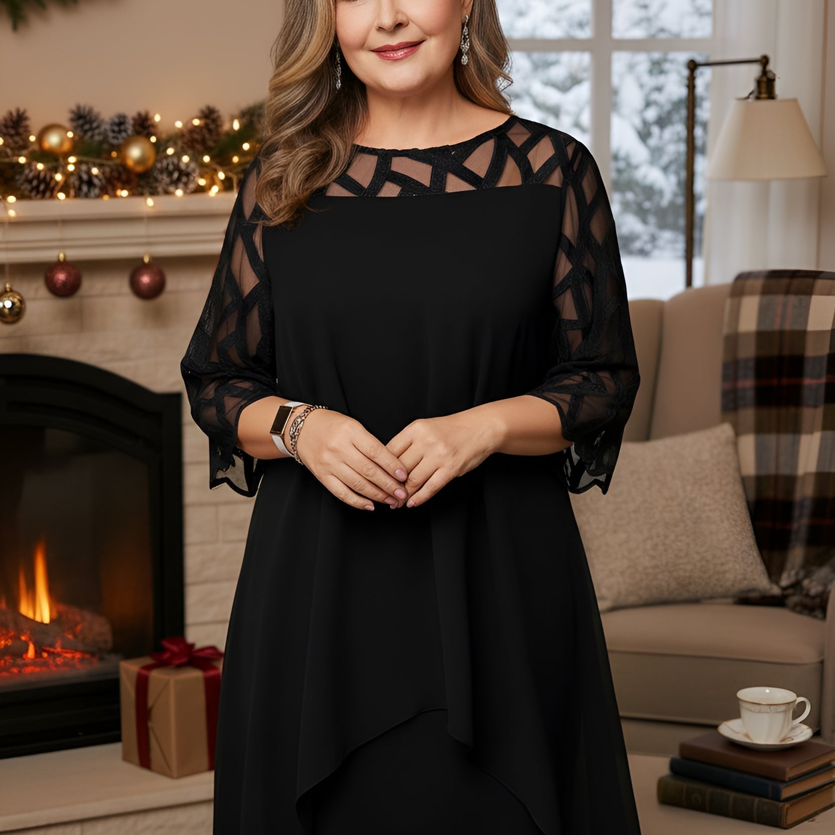 Josefína - Elegantní krajkové šaty
