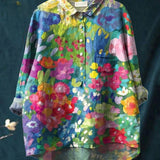 Tereza – Lněná košile s potiskem