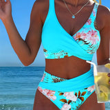KVĚTA | Bikiny s kontrastním květinovým vzorem