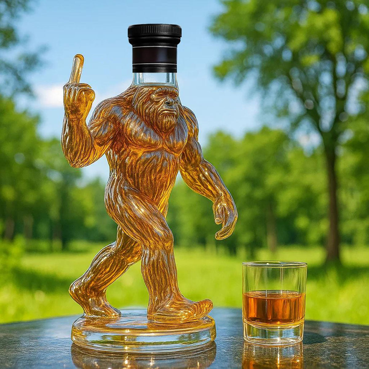 Bigfoot | Vtipná láhev na whisky Bigfoot