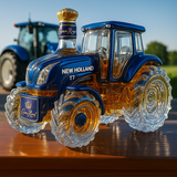 Klasická whisky láhev ve tvaru traktoru New Holland T7