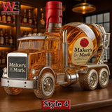 Láhev na whisky ve tvaru míchačky