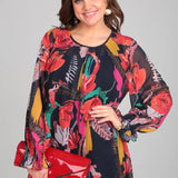 Florinda - Elegantní květované šaty