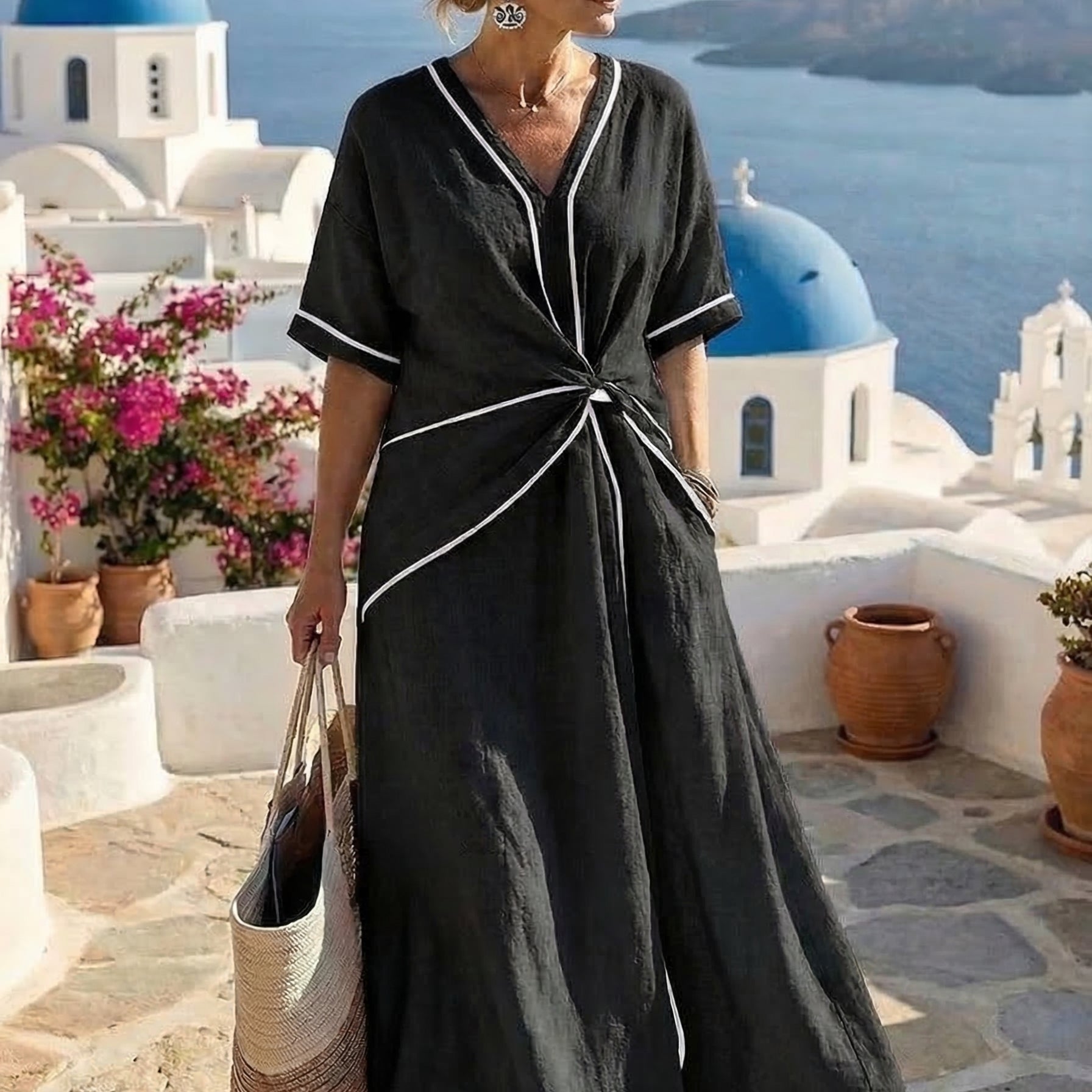 Santorini™ Letní šaty pro Evu