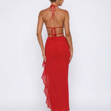 Barbora | Maxi šaty Cherry Crush
