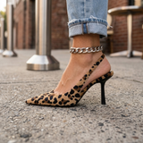 Marketa | D'Orsay podpatky leopardí vzor