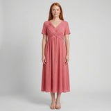 Amélie | Elegantní midi šaty střihu A
