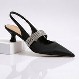 Helena | Kitten heel s kristálovými detaily